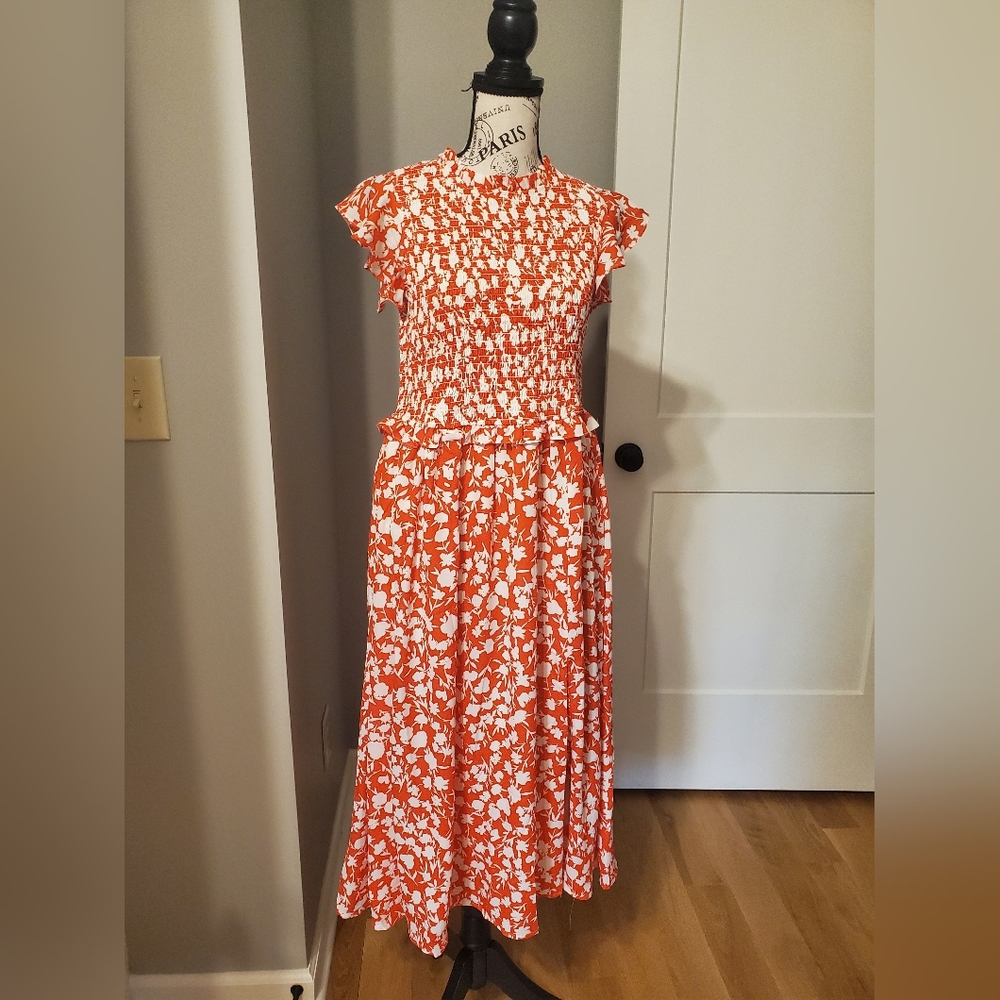 Gorgeous Sugarlips Smocked Midi Dress-NWT